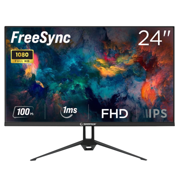 Crux CR24R100 24” 100Hz 1ms FHD Gaming Monitor