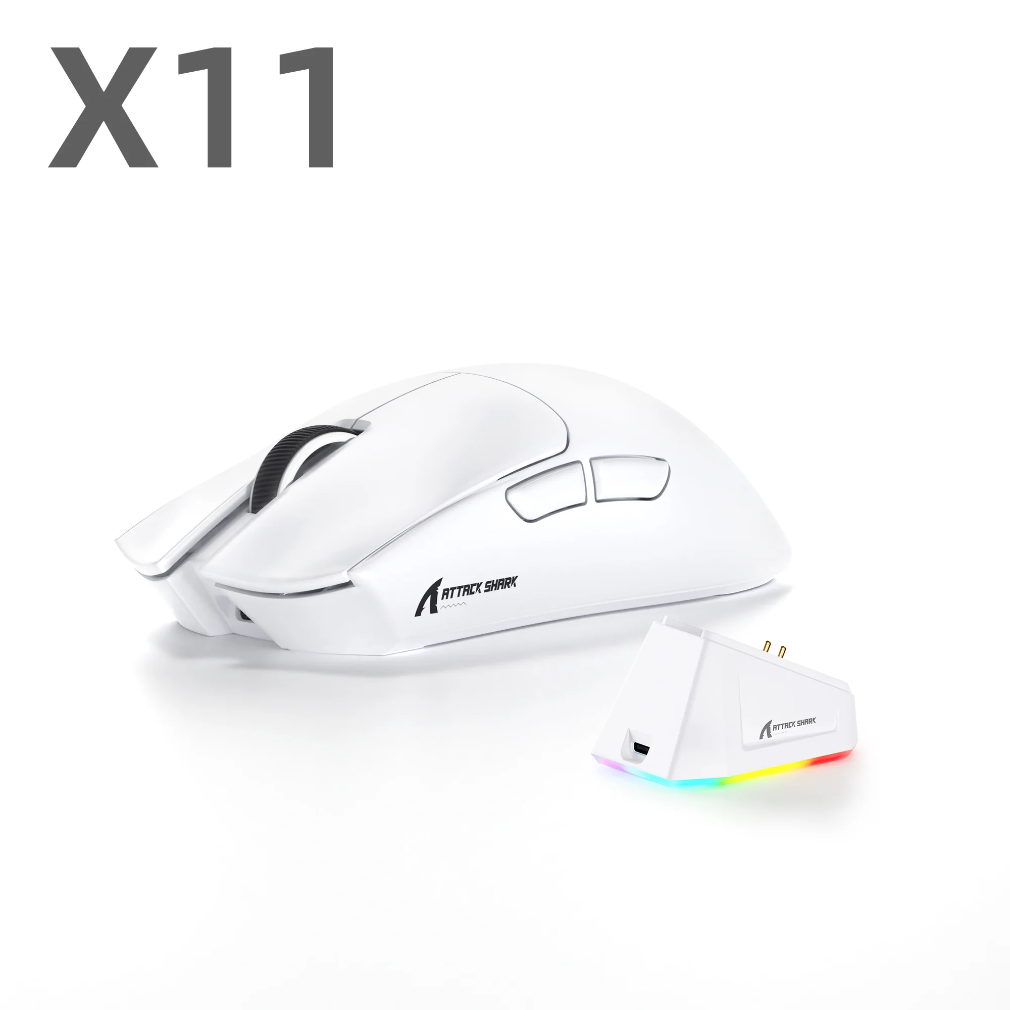 Attack Shark X11 mouse with charging dock