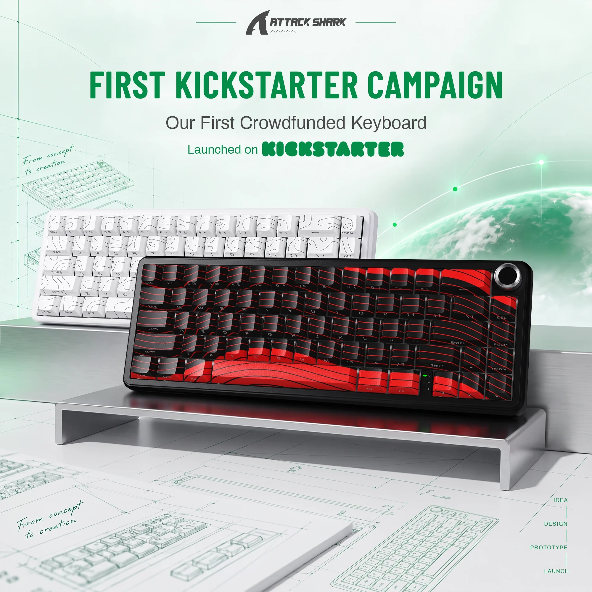 Attack Shark X65 HE keyboard