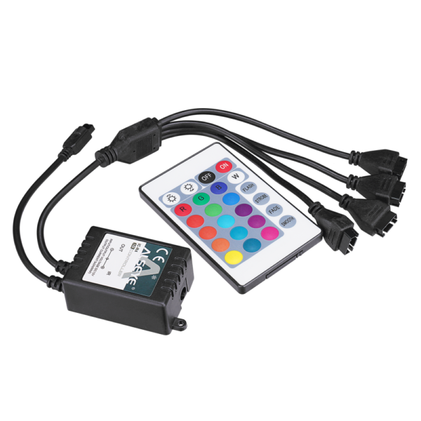 IC-R4 Remote Control 4 Channel RGB SATA Power Supply