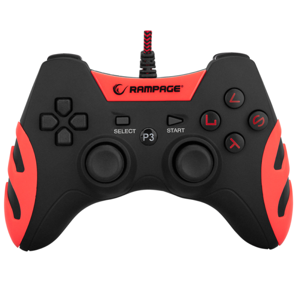 SG-R218 PS3/PC X Input USB 1.8m Joypad-Red